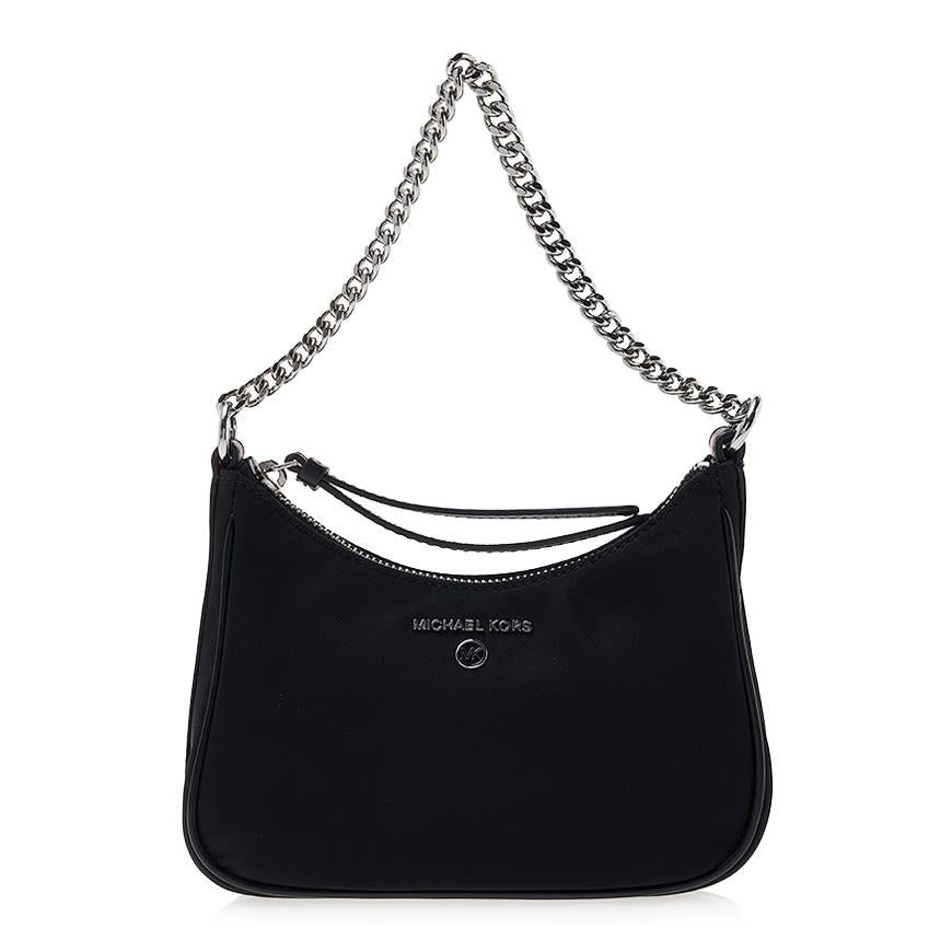Michael Kors Jet Set Charm Leather Shoulder Bag Black