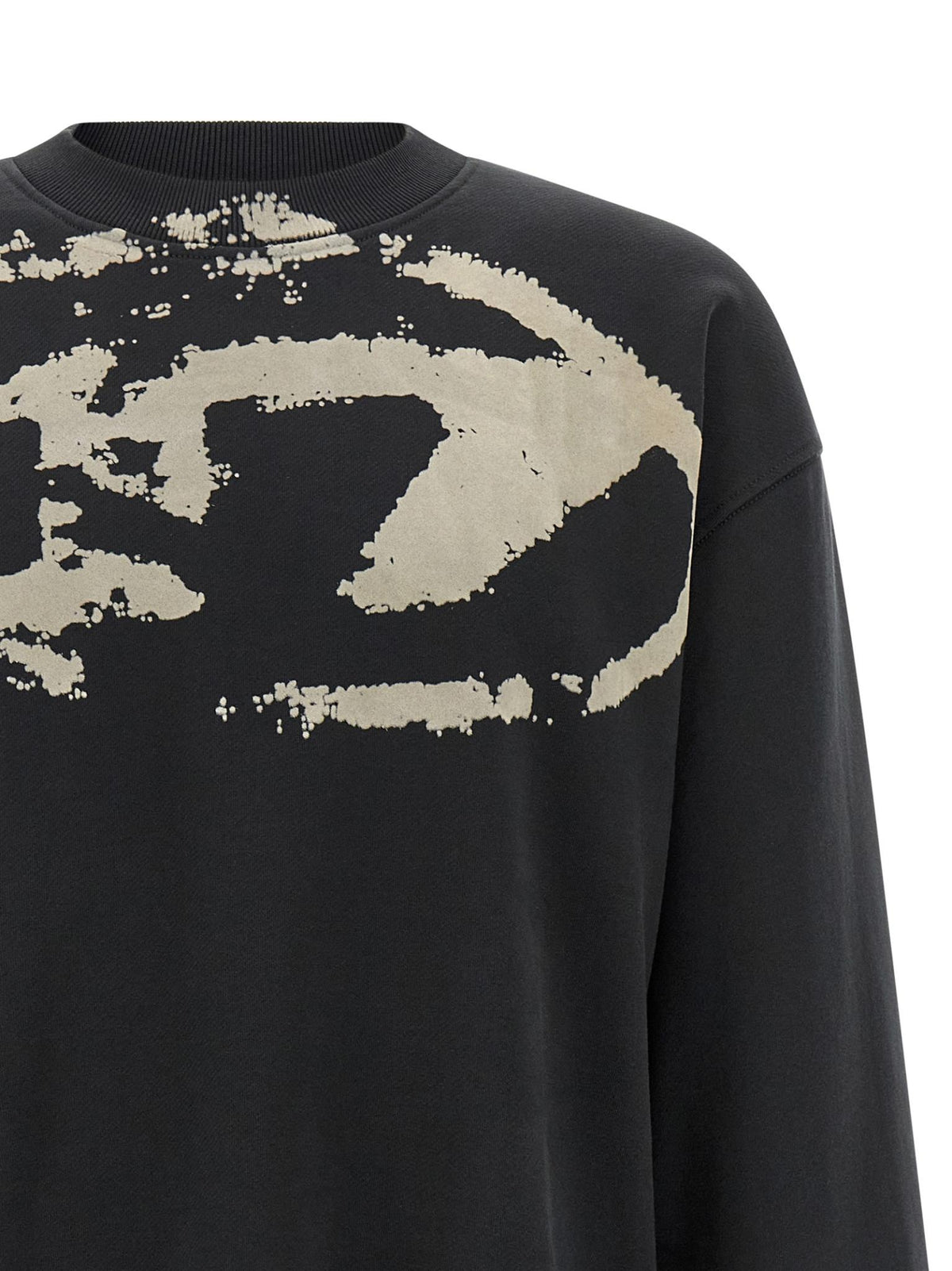 DIESEL Logo Cotton Sweatshirt for Men