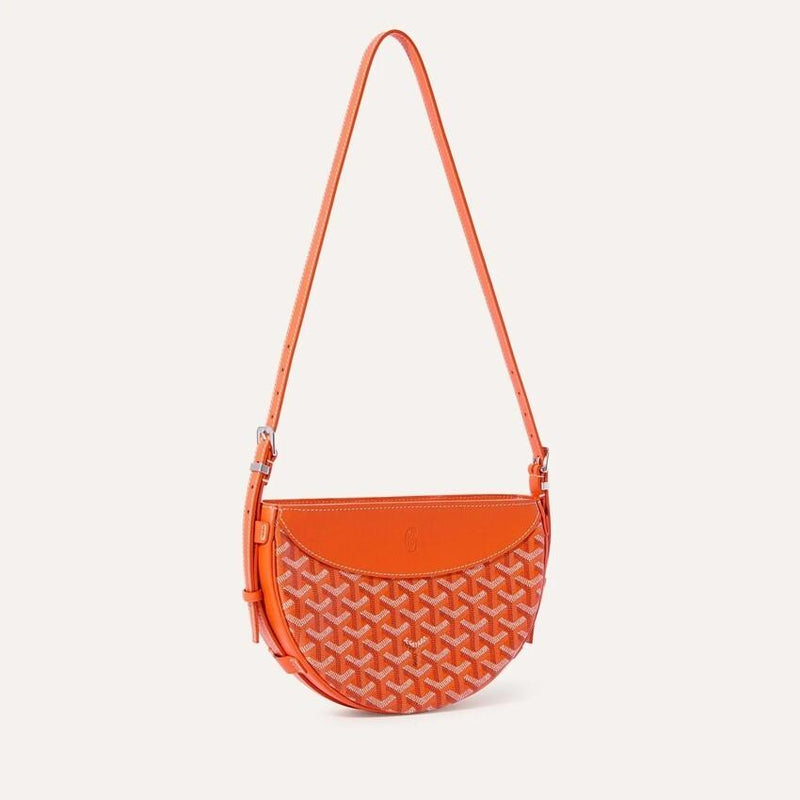 GOYARD Orange HironDEL Leather Crossbody Bag for Women HIRONDPMLTY07 CL07