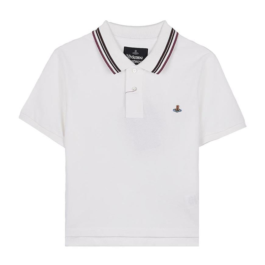 Vivienne Westwood Women’s Mini Classic Polo T-Shirt White Cotton