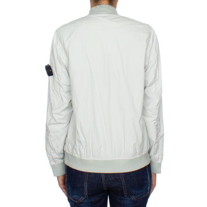 STONE ISLAND Women’s Bomber Jacket with Logo Patch Navy
