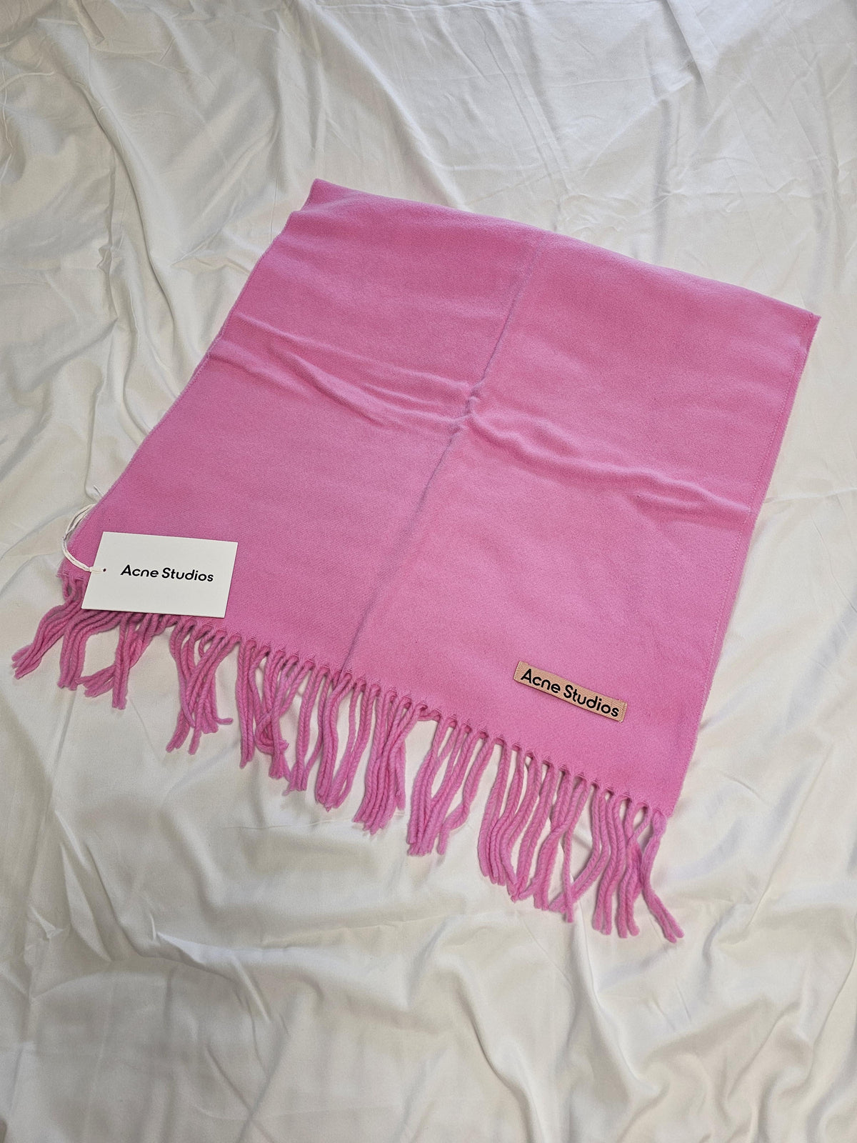 Acne Studios Narrow Wool Fringe Scarf CA0210 BP5