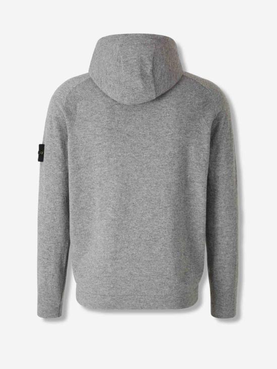STONE ISLAND Cement Melange Pullover Hoodie Women’s Cot K2S155100015 S00B4 V0M6B