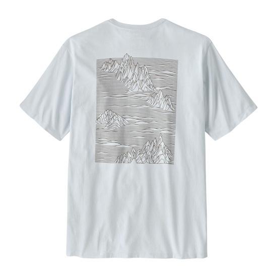 patagonia White Short Sleeve T-Shirt Men’s Cotton Crewneck 37839 R5 WHI
