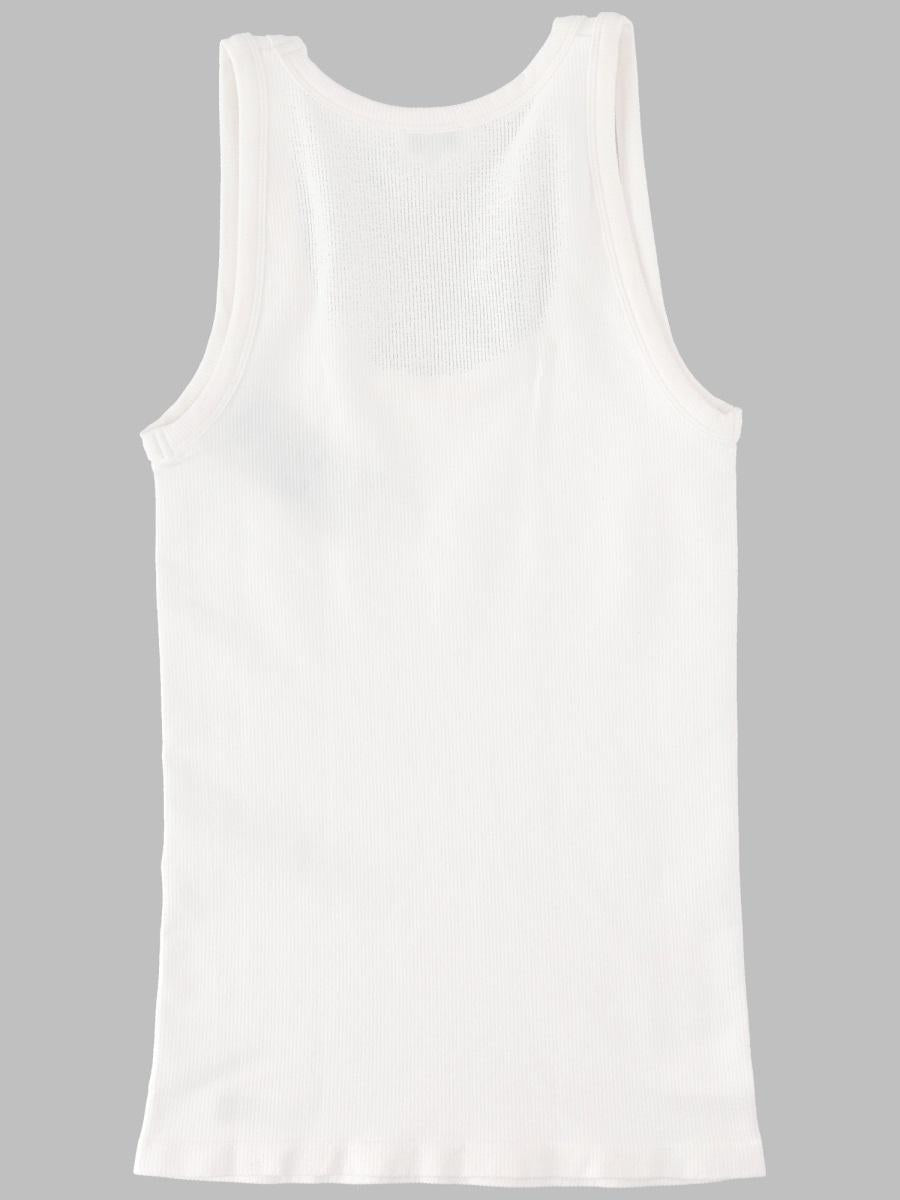 Maison Margiela White Cotton Tank Top Sleeveless Shirt