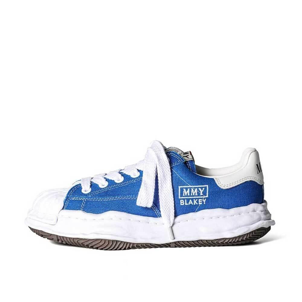 Maison Mihara Yasuhiro Blakey Canvas Low Top Sneakers Blue