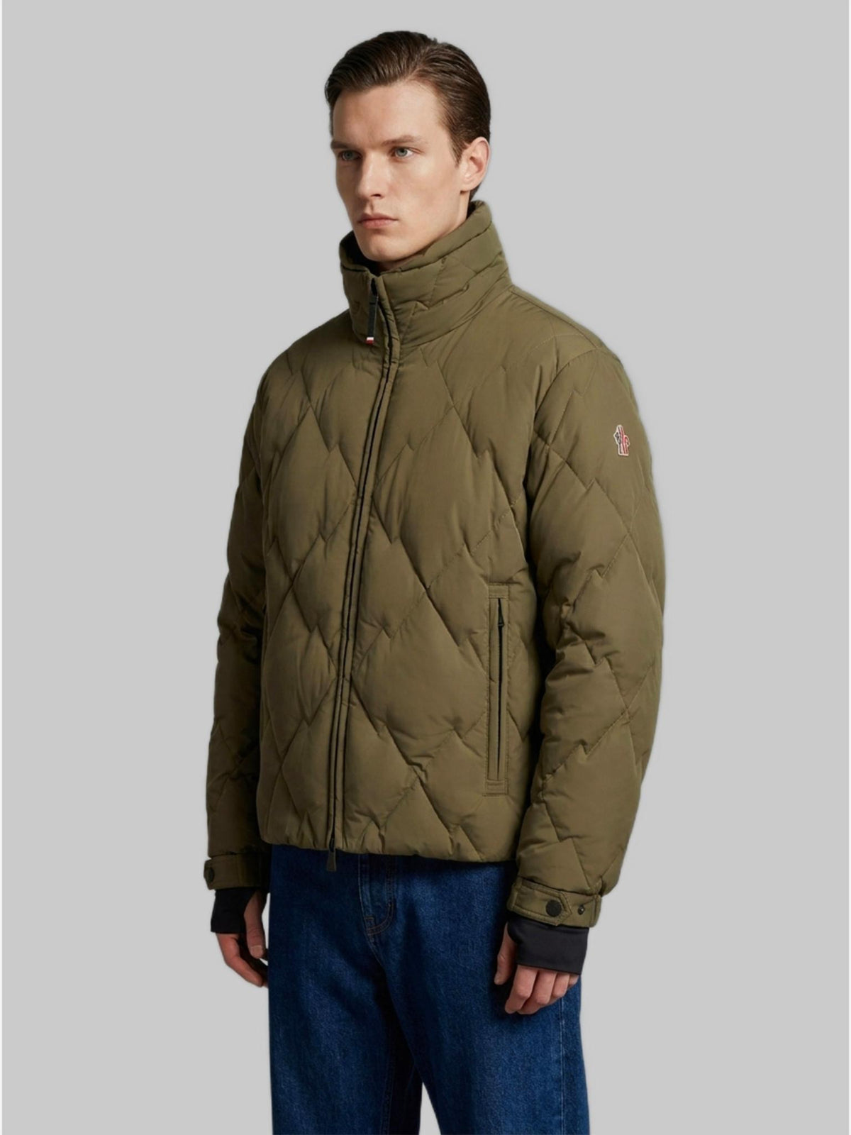 Moncler Navy Casual Jacket Men’s Lightweight Zip-Up Outerwear