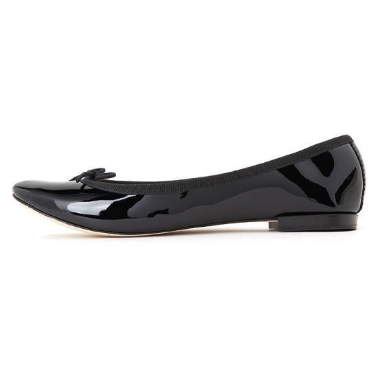 repetto Sandrion Flats Leather Ballet Shoes Black