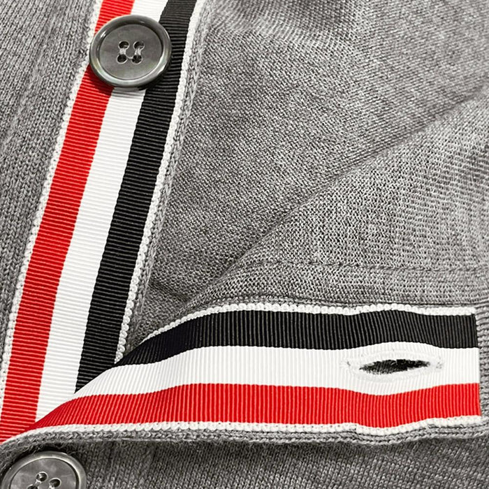 THOM BROWNE Diagonal Armband Wool Cardigan for Men MKC002A 00014 058