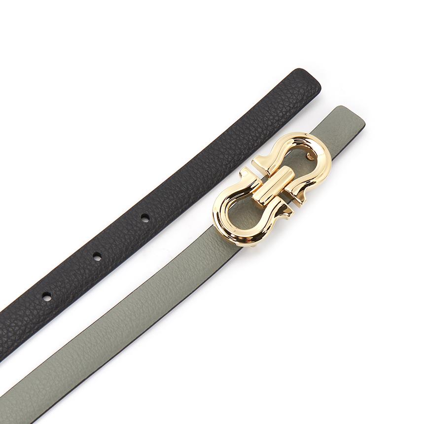 Ferragamo Gancini Reversible Women’s Leather Belt