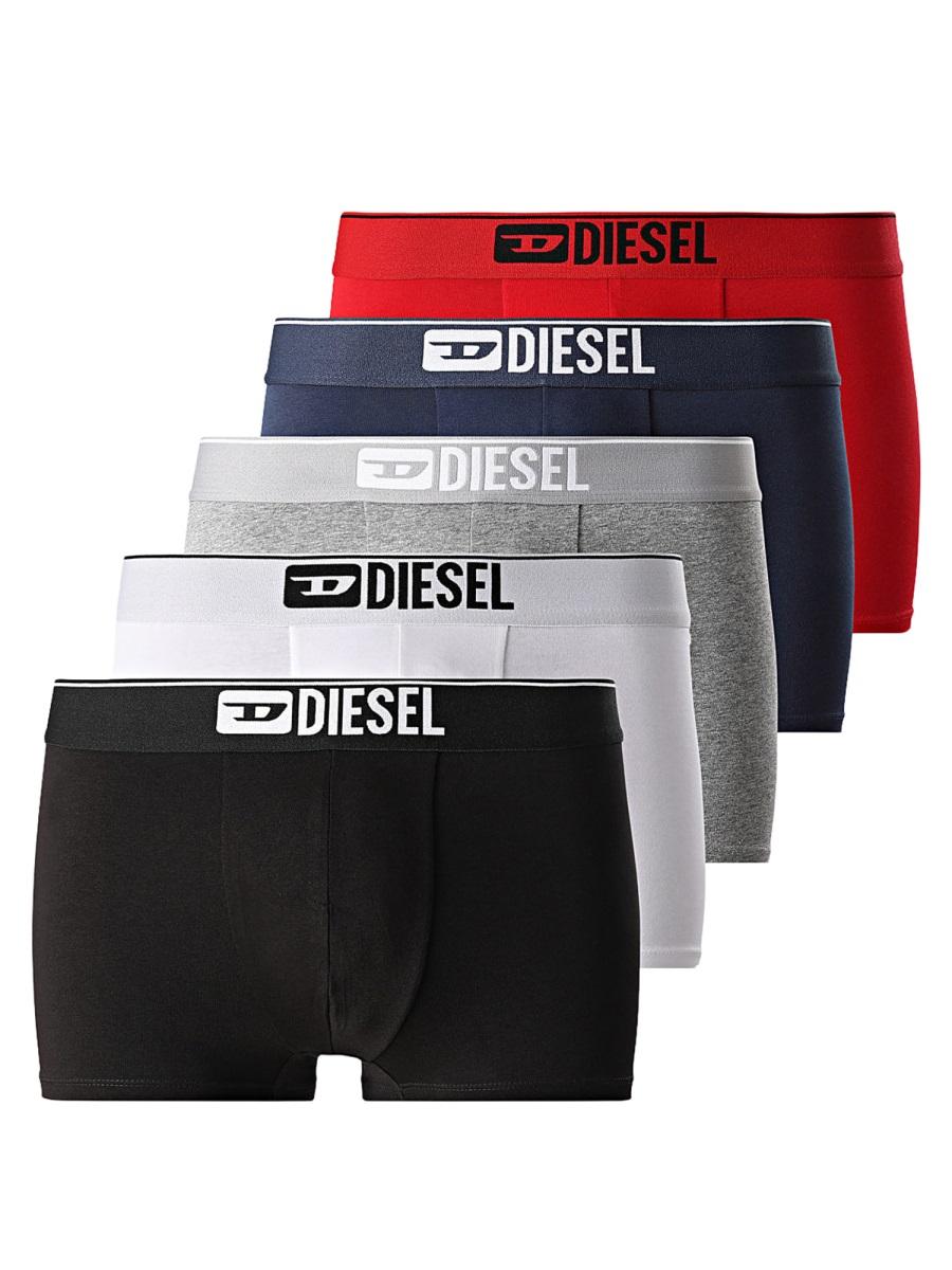 DIESEL Cotton Stretch Brief Boxer Underwear for Men Black