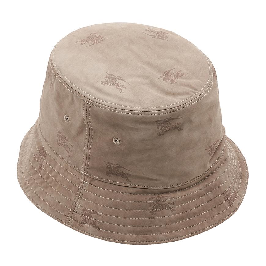 BURBERRY EKD Technical Cotton Bucket Hat Navy Unisex