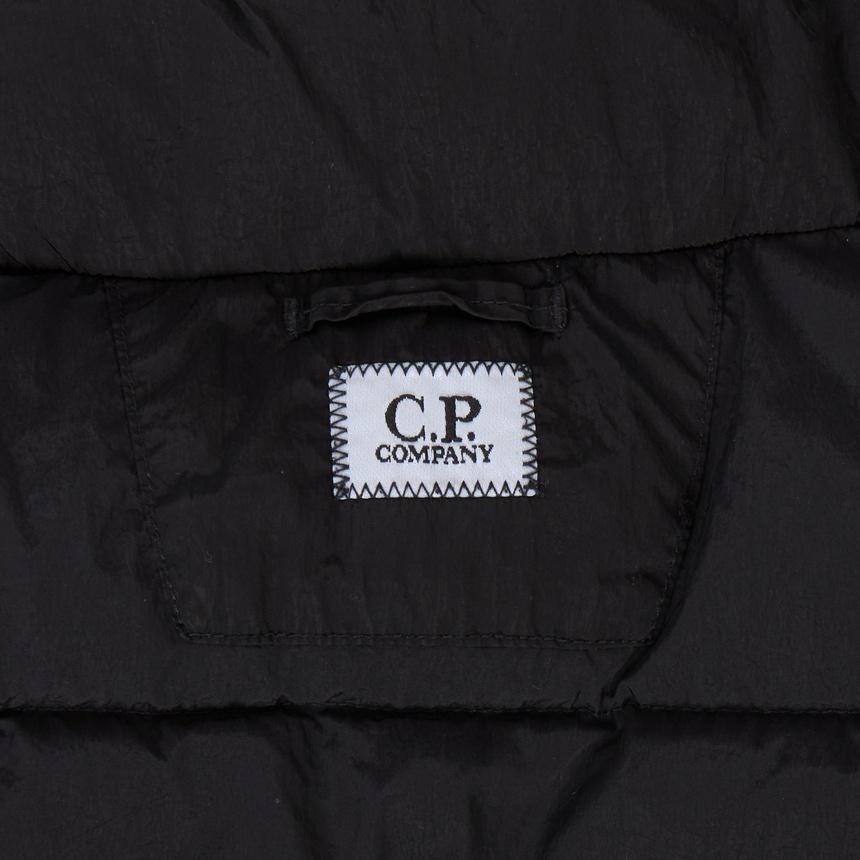 CP Company Black Down Puffer Vest Men’s Outerwear