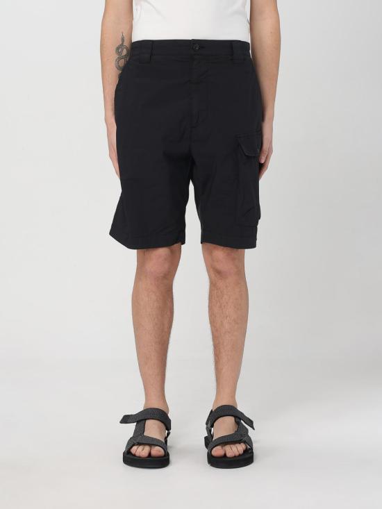 CP Company 50 Fili Stretch Cargo Shorts Black