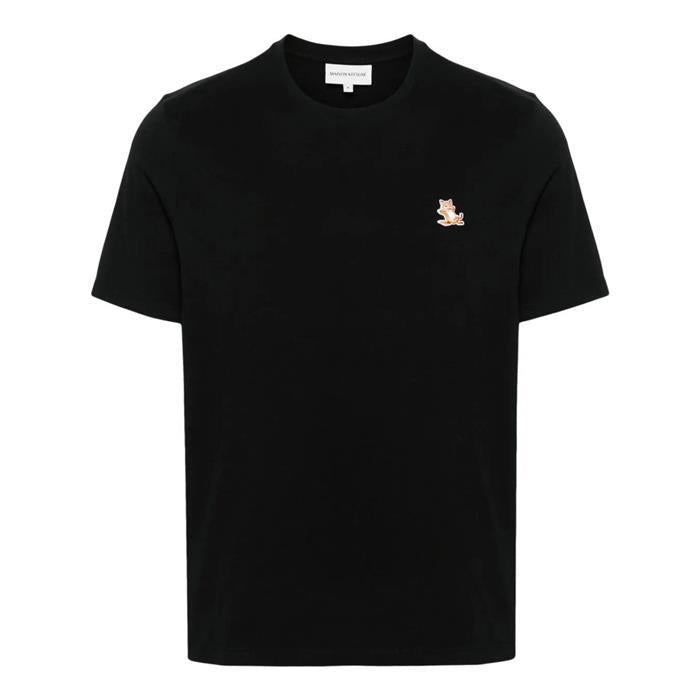 Maison Kitsune Relaxed Fox Logo Short Sleeve T-Shirt Black Navy White