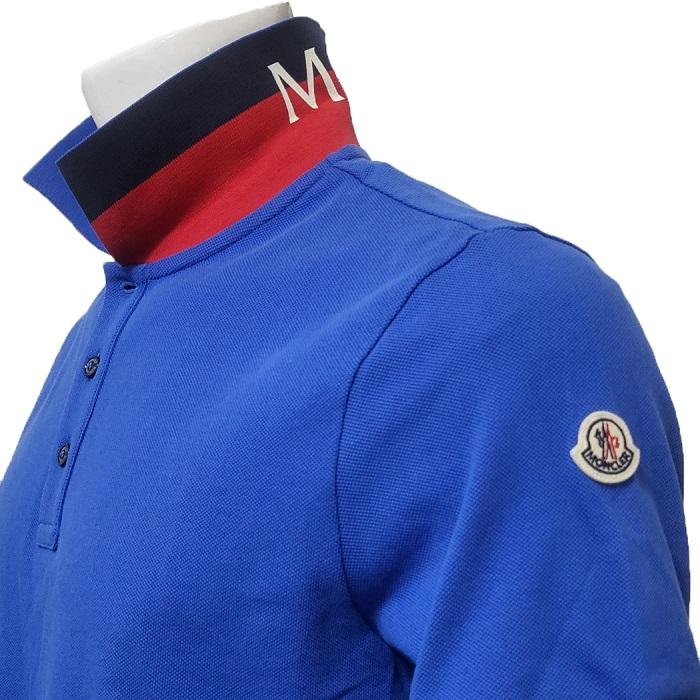 Moncler Arm Logo Patch Hidden Collar Short Sleeve T-Shirt 8A70510 84556 708