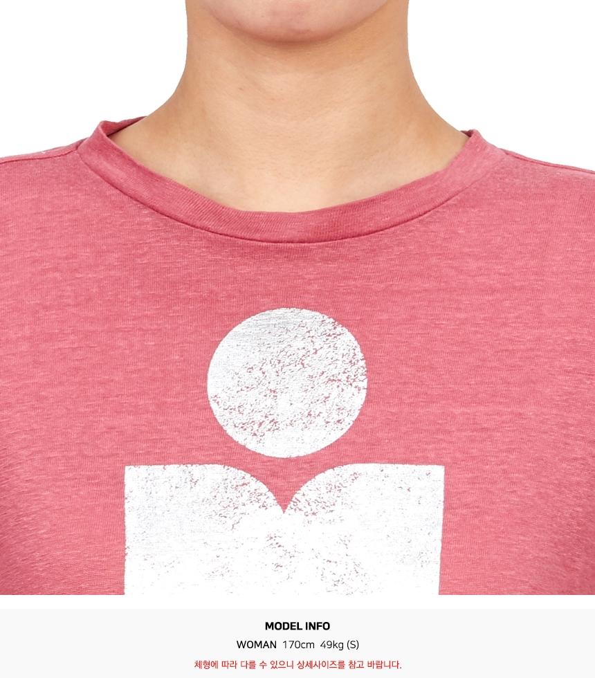 Isabel Marant Zwel Women’s Short Sleeve T-Shirt TS0001FB A1N10E AKSI