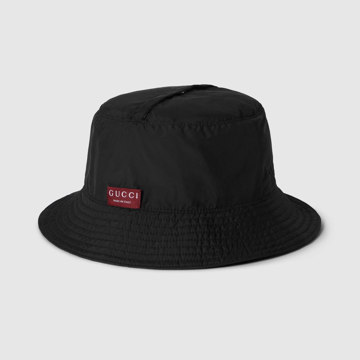 GUCCI Wool Blend Check Bucket Hat