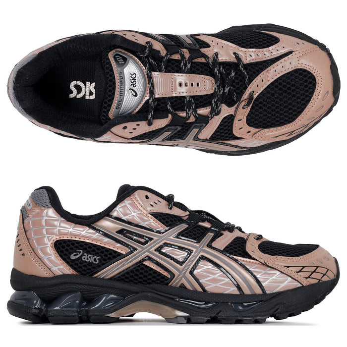 Asics Black Rose Gold GEL-Nimbus Low Top Sneakers 1203A761 001