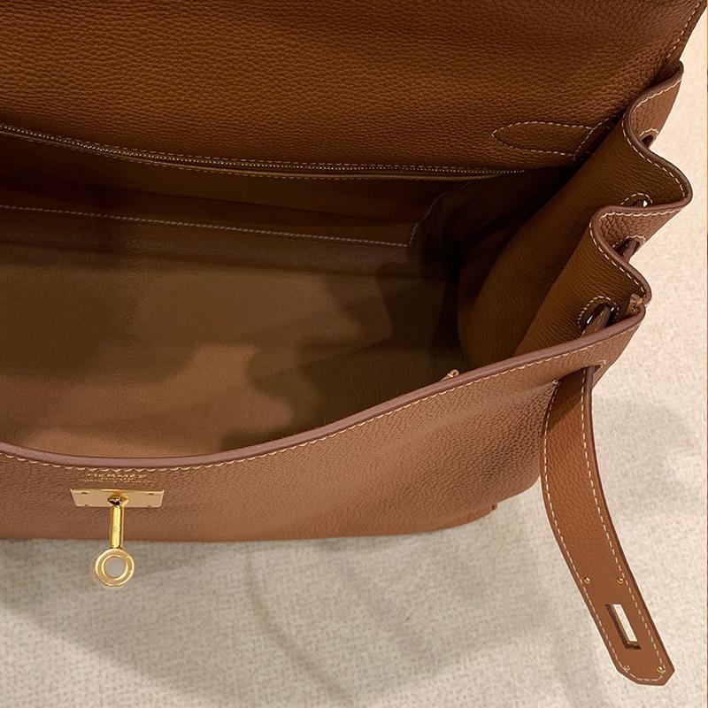 HERMES Kelly Bag Gold Color with Gold Hardware Tote
