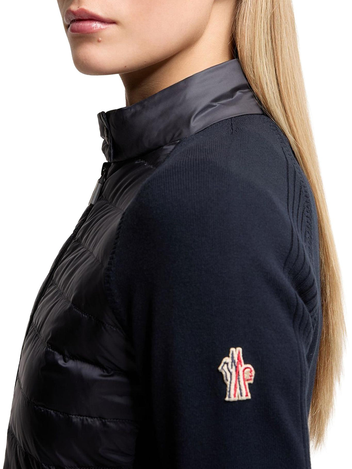 Moncler Navy Knit Cardigan