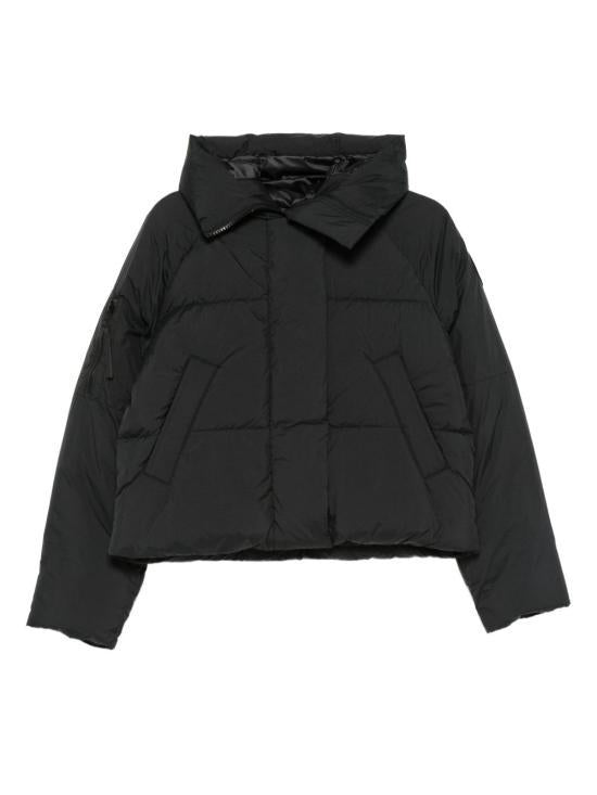 Canada Goose Black Short Down Puffer Jacket for Men 2088 WT9061