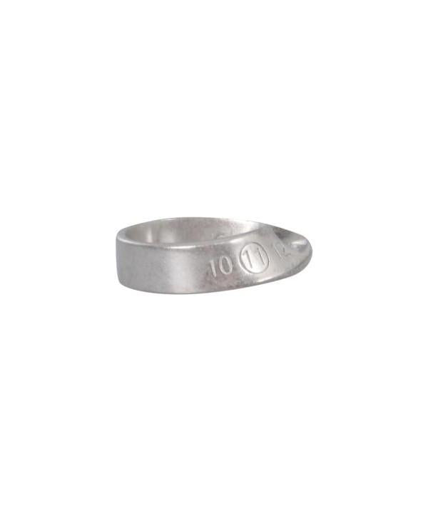 Maison Margiela Numbering Twist Ring Silver Jewelry