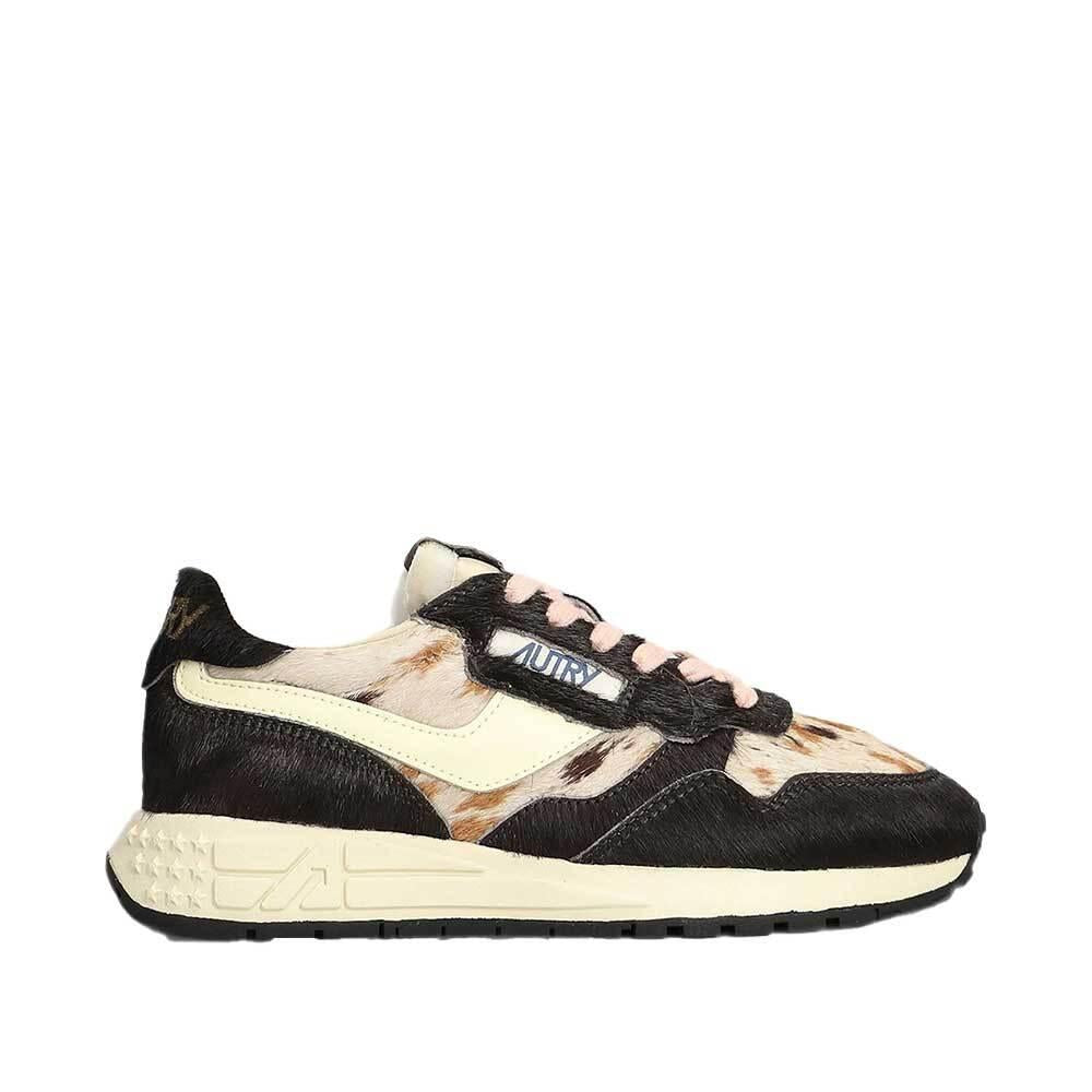 AUTRY Leather Low-Top Sneakers Women White Retro Style