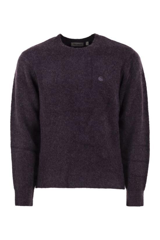 CARHARTT WIP Purple Knit Crewneck Sweater for Men