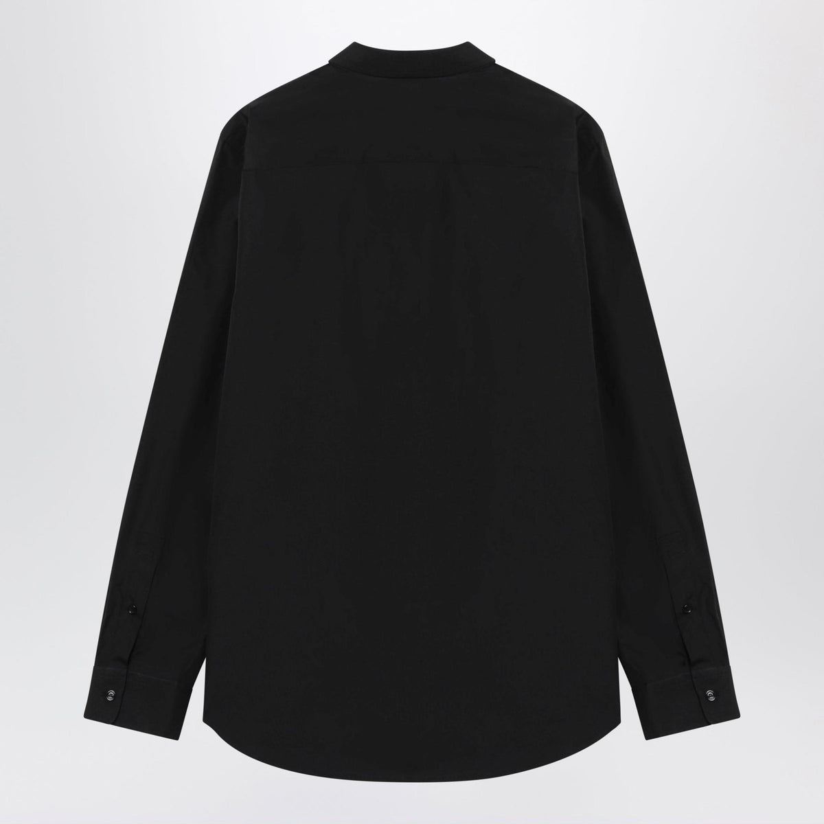 BURBERRY Long Sleeve Button-Up Shirt Men’s Cotton Poplin White