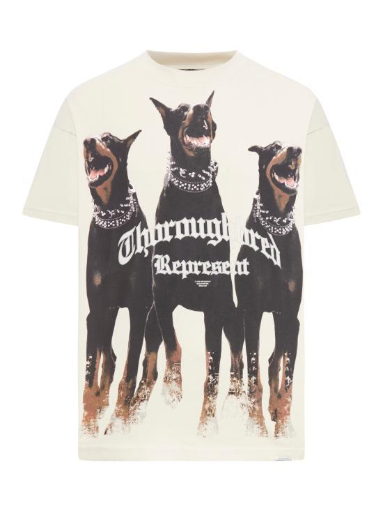 REPRESENT Short Sleeve T-Shirt MLM41135 002 VINTAGE WHITE DOM