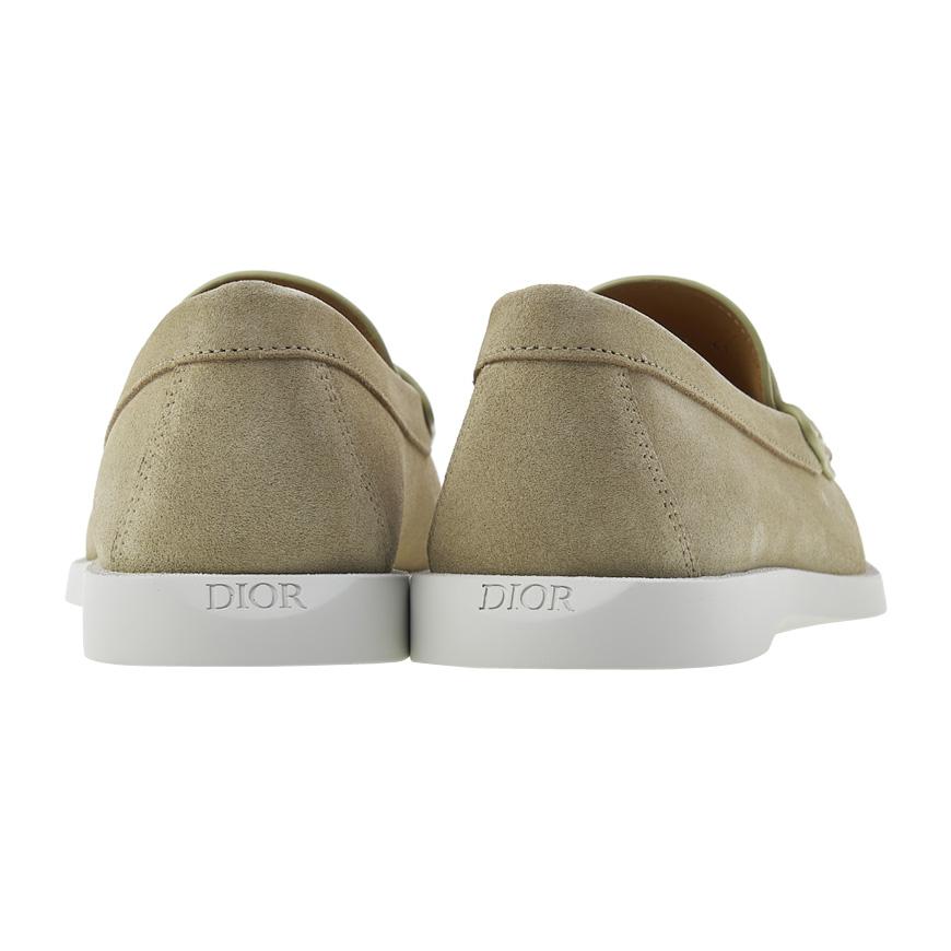 DIOR MEN Granville Leather Loafers Black