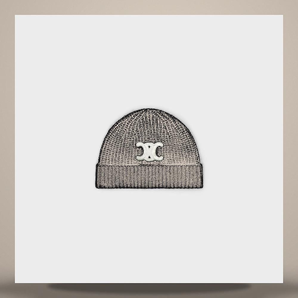 CELINE Triomphe Cotton Gabardine Bucket Hat Black