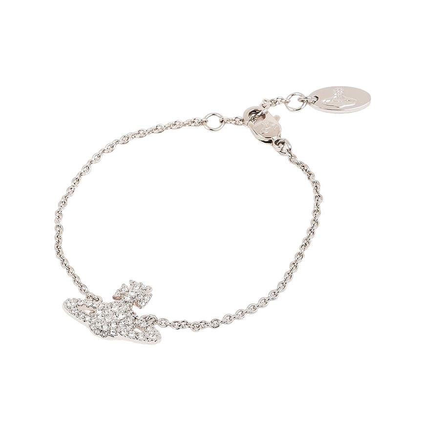 Vivienne Westwood Grace Relief Bracelet Silver-Tone Women’s