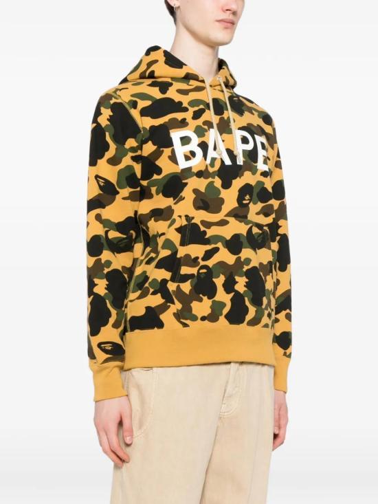 BAPE Yellow Pullover Hoodie Women’s 001 PPL801007 MYEL