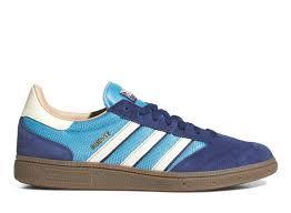 Adidas Men's Leather Low-Top Sneakers KI7725 DARK BLUE CREAM WHITE GUM DOM