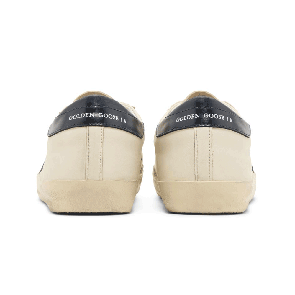 GOLDEN GOOSE Superstar Shiny Low-Top Sneakers Men White Silver Leather