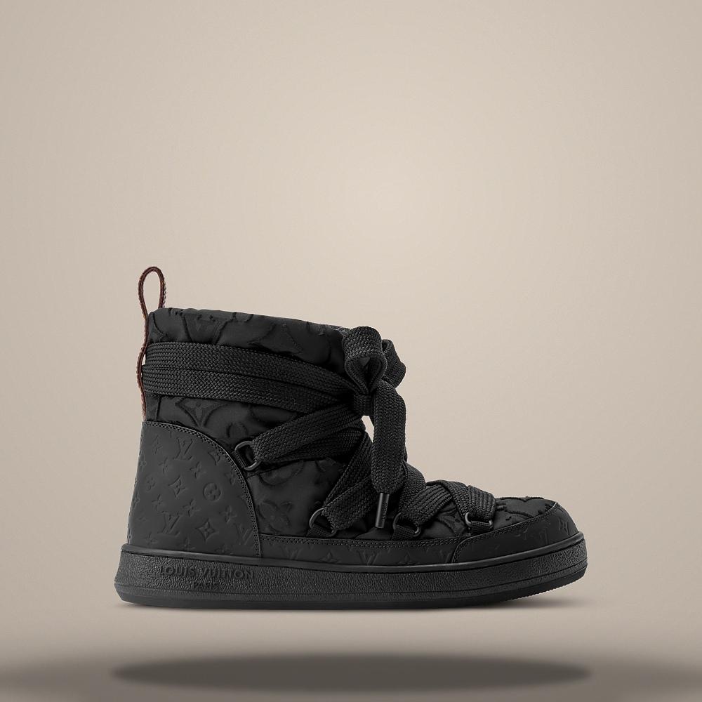 Louis Vuitton Black LV Cloud Lace-Up Ankle Boot Sneakers 1AIVCZ
