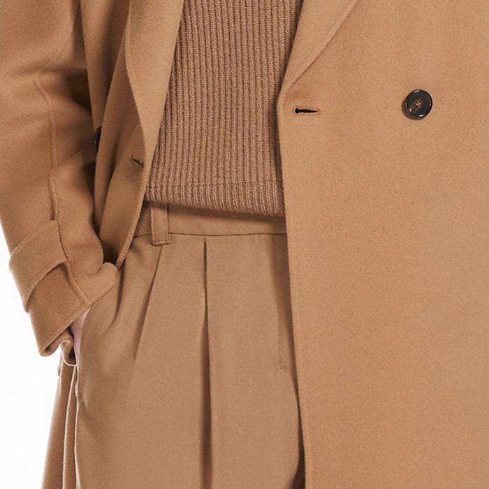 Max Mara Evano Camel Long Coat 2429016103600 045 EBANO
