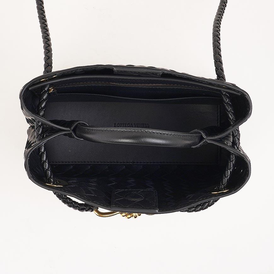 Bottega Veneta Small Andiamo Leather Tote Bag Black Women’s