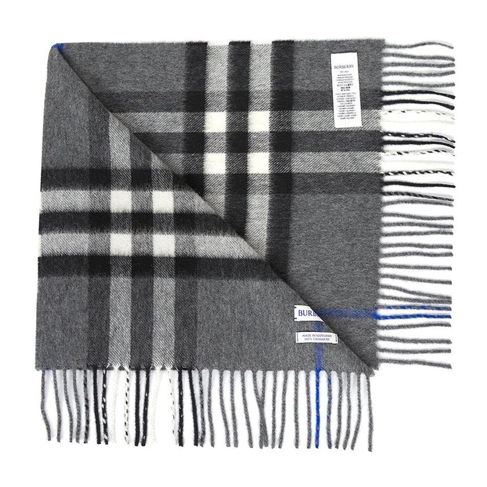 BURBERRY Check Cashmere Scarf Unisex 8112642