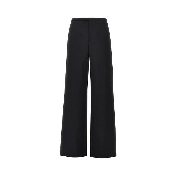 GUCCI Black Wool Classic Trousers for Women