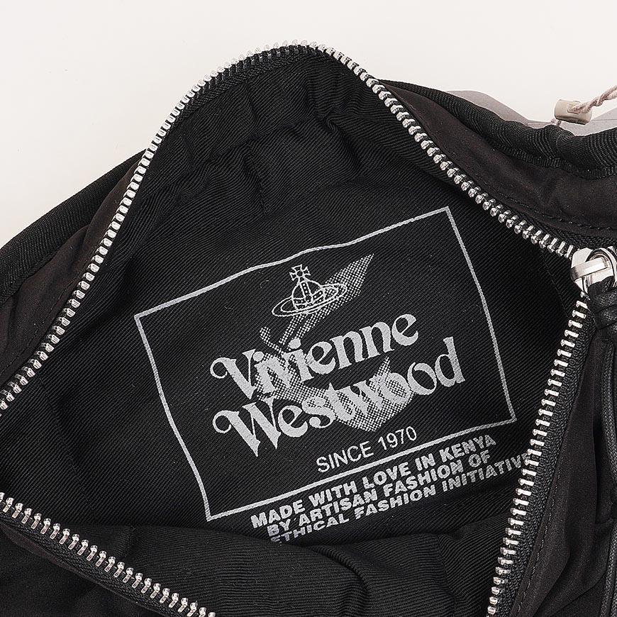 Vivienne Westwood Women’s City Bumbag Shoulder Bag Black Leather