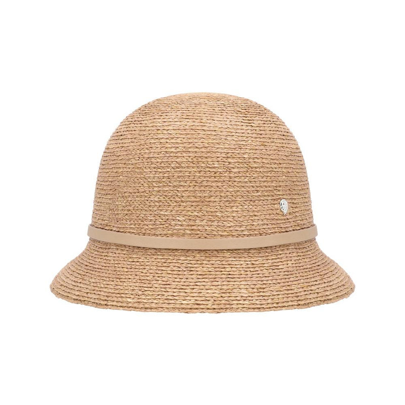 HELEN KAMINSKI Nougat Raffia Cloche Bucket Hat for Women HAT52457 NU