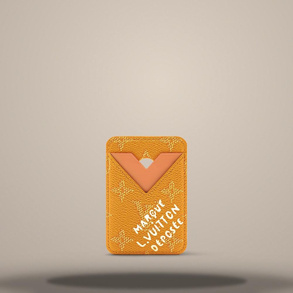 Louis Vuitton Saffron Yellow Porte Cartes Magnet Card Holder M26947