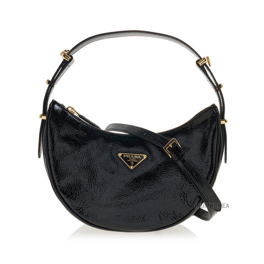 PRADA Arqué Nappa Leather Shoulder Bag for Women 1BC194 2DNT F0002 OOO