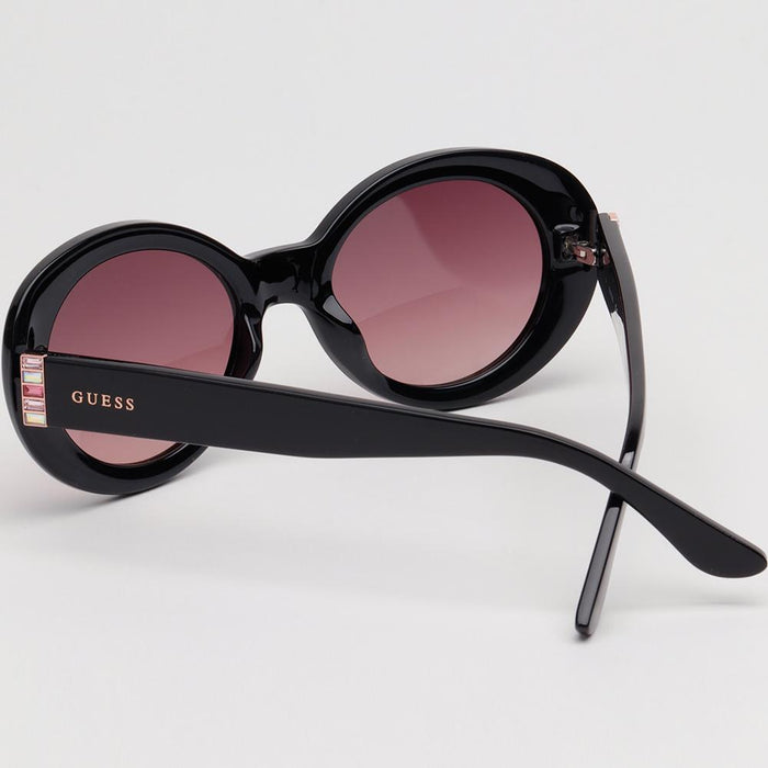 Guess Oval Round Acetate Unisex Sunglasses GU7904 01T