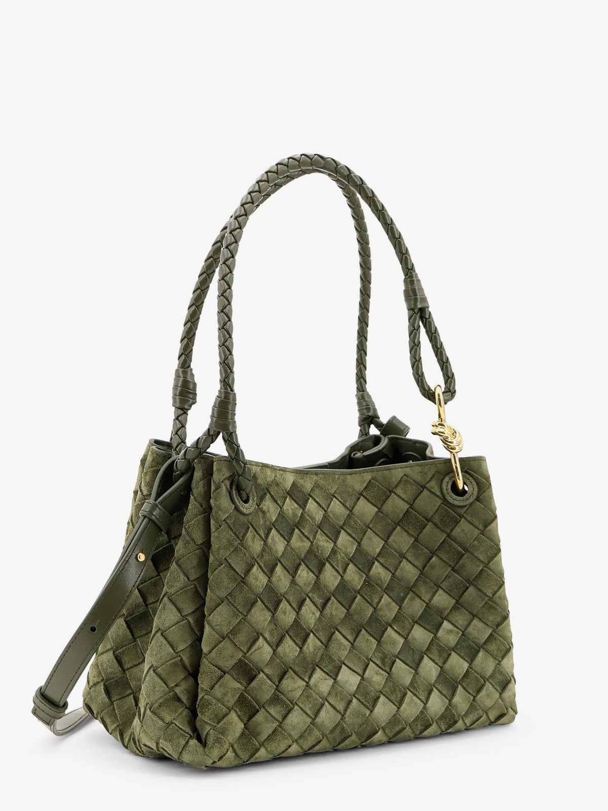 Bottega Veneta Black Leather Shoulder Bag