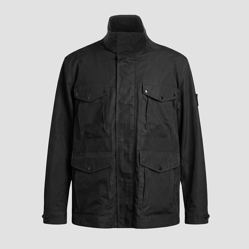 STONE ISLAND Ghost All-Weather Cotton Field Jacket Black 4100035 S0F01 V0029