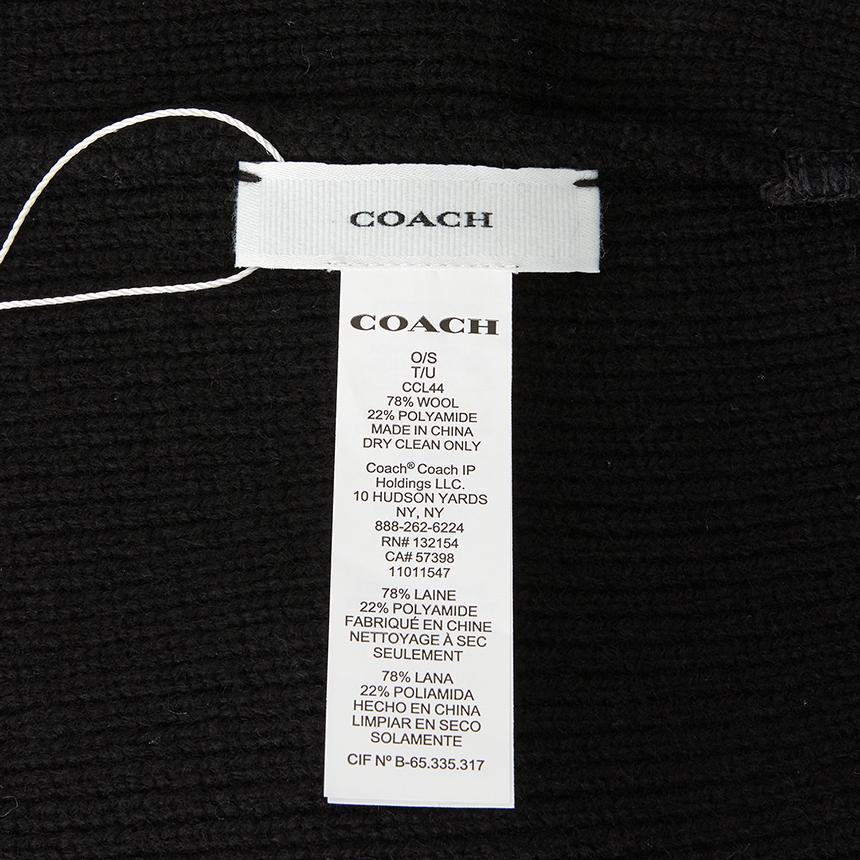 Coach Unisex Beanie Hat CCL44 BLK